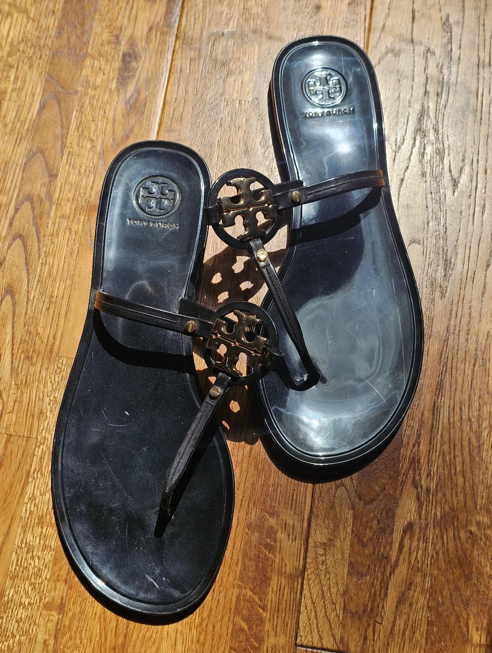 EUC Tory Burch Mini Miller Jelly Sandal - Picture 3 of 6